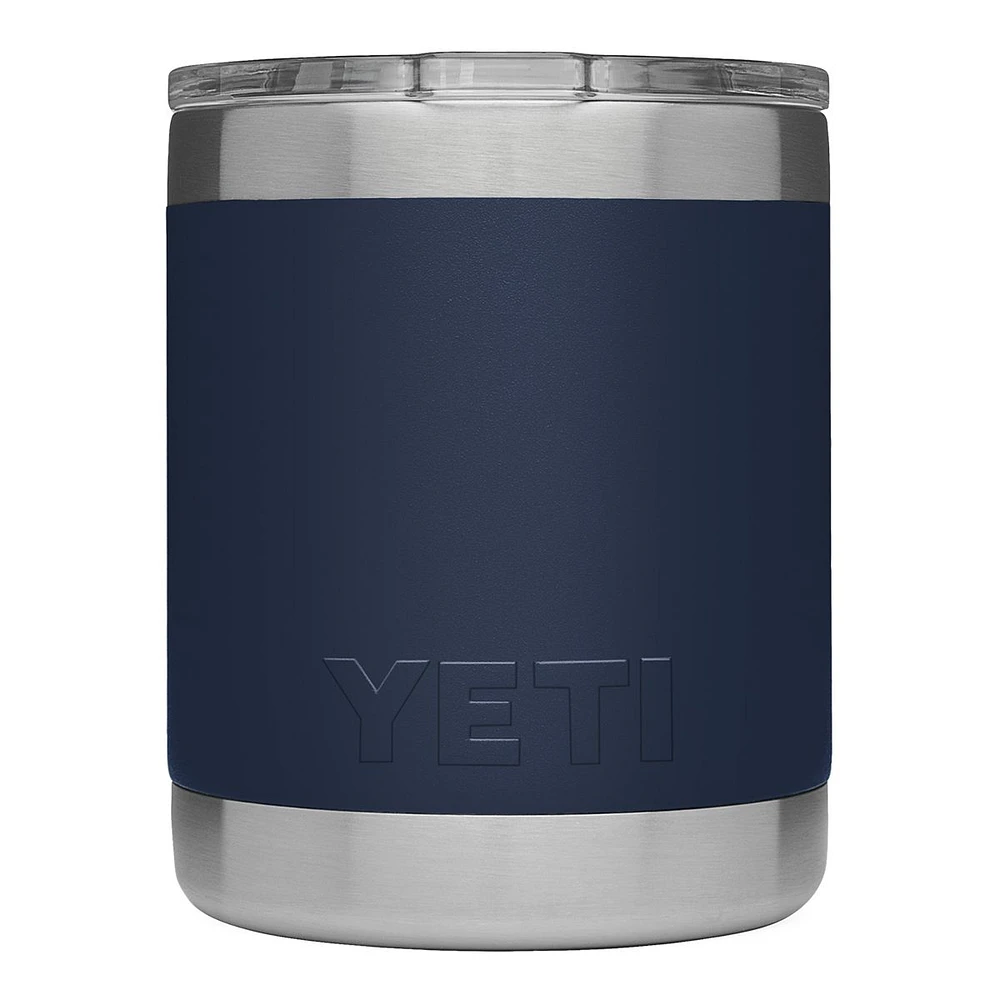 YETI Rambler Lowball 10 oz Tumbler, Sliding Lid, Insulated Stainless Steel