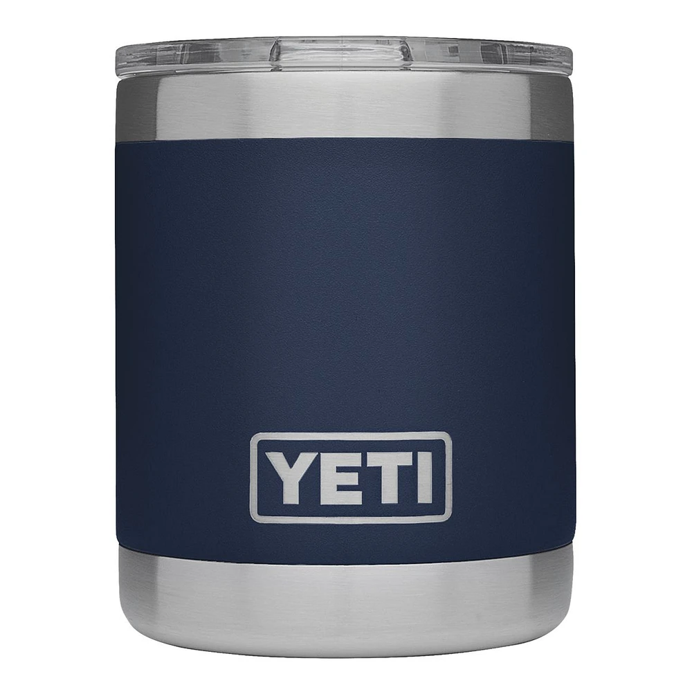 YETI Rambler Lowball 10 oz Tumbler, Sliding Lid, Insulated Stainless Steel