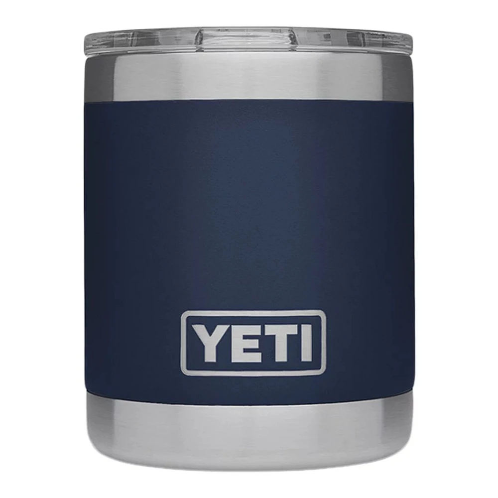 YETI Rambler Lowball 10 oz Tumbler, Sliding Lid, Insulated Stainless Steel