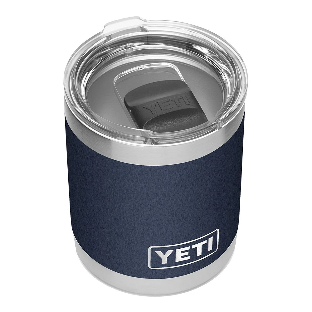 YETI Rambler Lowball 10 oz Tumbler, Sliding Lid, Insulated Stainless Steel