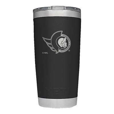 YETI Rambler Senators 20 oz Tumbler, Sliding Lid, Insulated Stainless Steel