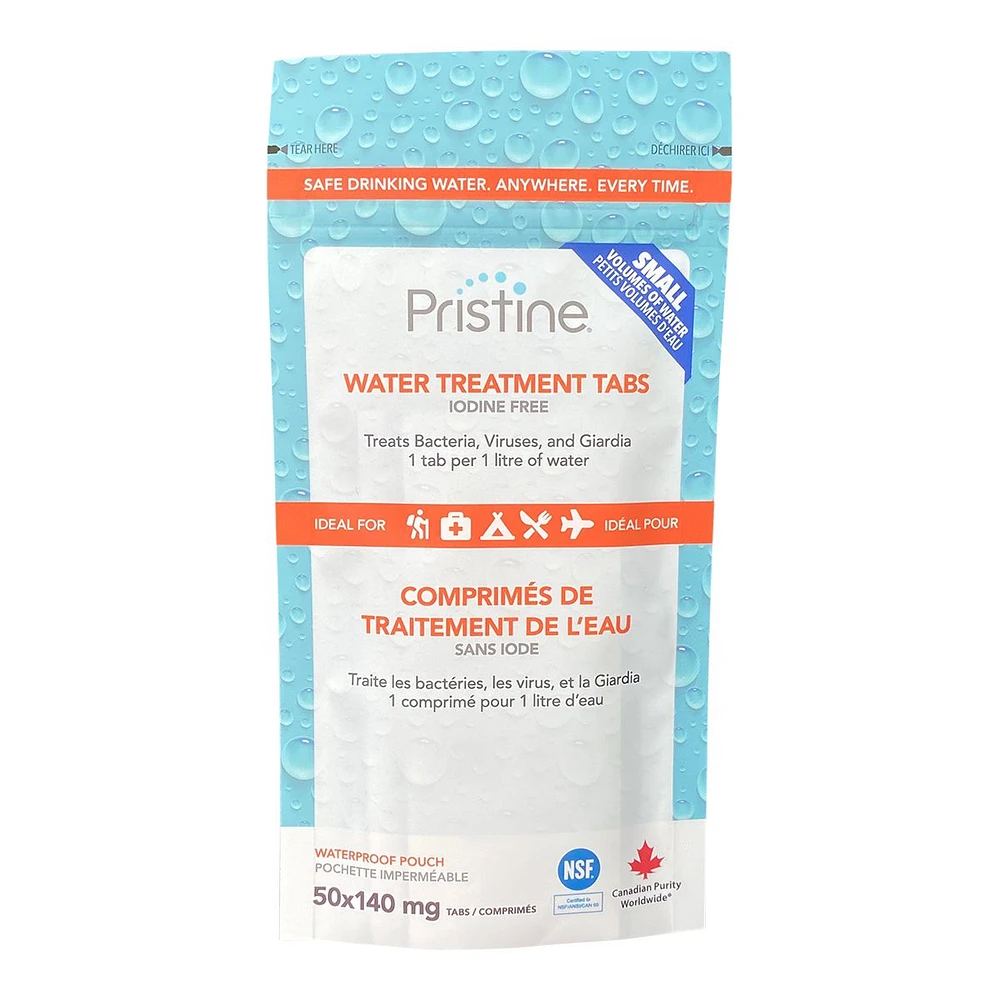 Pristine Water Purification Tablets