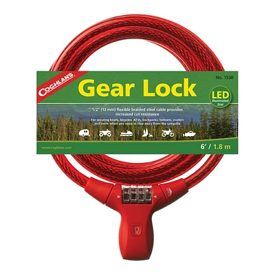 Coghlans Gear Lock - Assorted Red/Yellow