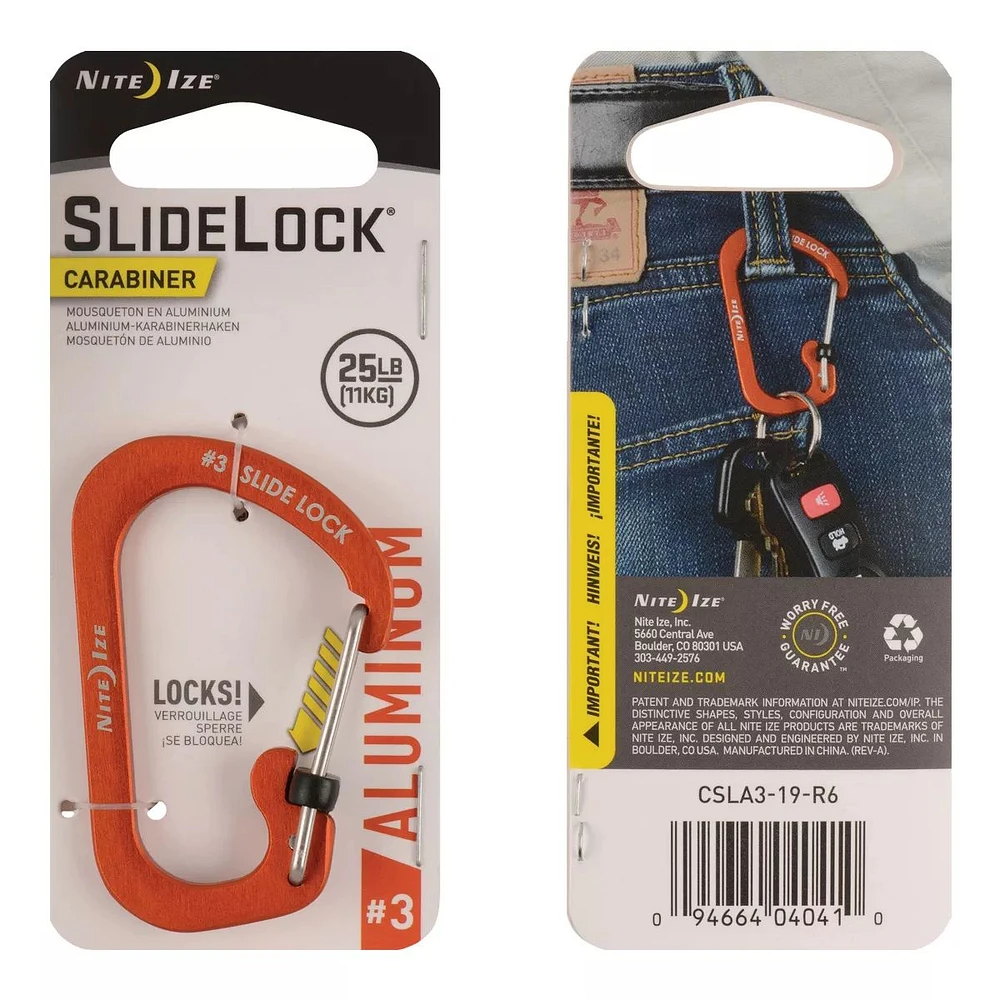 Nite Ize Carabiner Aluminum Slidelock