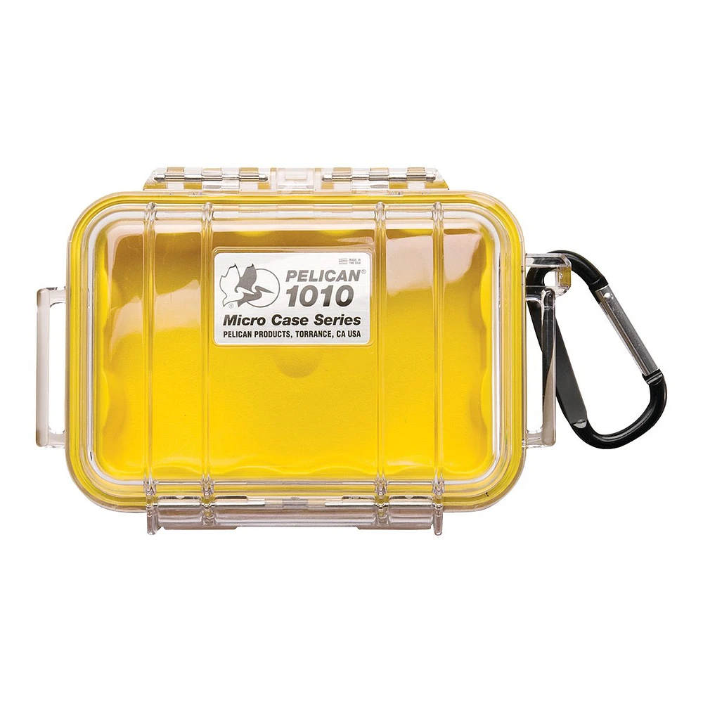 Pelican 1010 Micro Case - Yellow/Clear