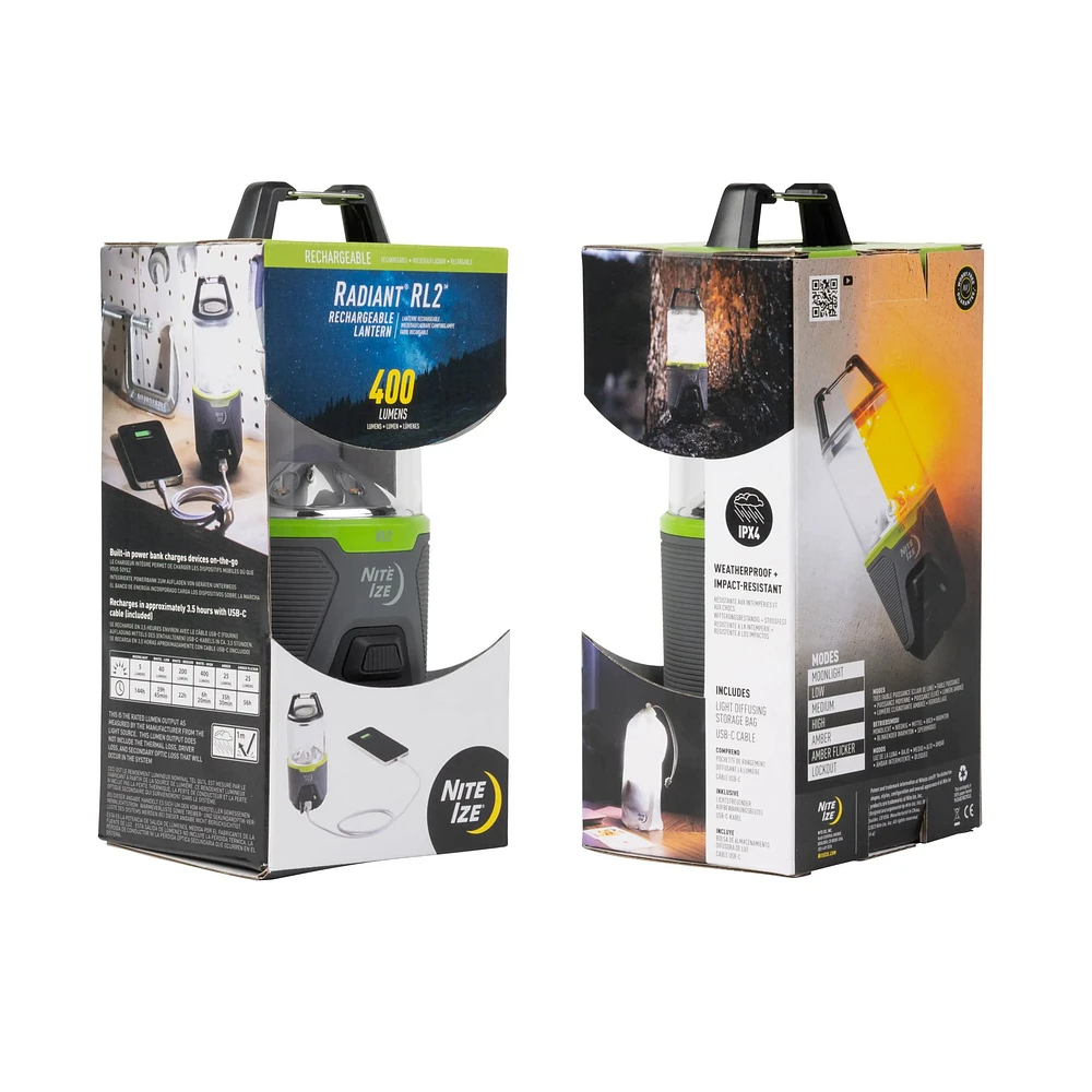 Nite Ize Radiant® RL2 Rechargeable Lantern