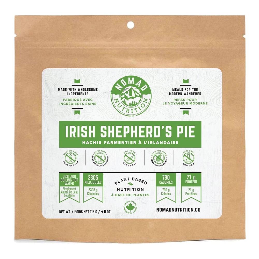 Nomad Nutrition Dehydrated Irish Shepherd’s Pie