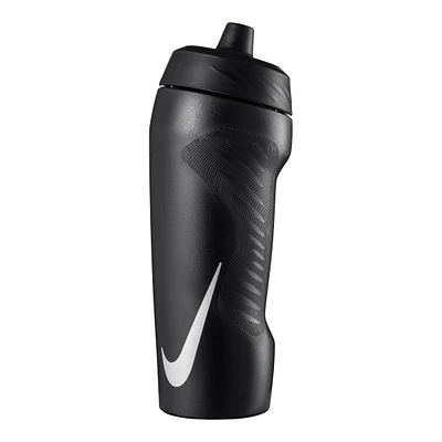 Nike Hyperfel 18 oz Water Bottle, Squeeze Top, Plastic, Leak Proof