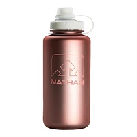 Nathan Big Shot 32 oz Water Bottle, Spout Lid, Plastic