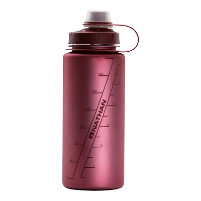 Nathan Little Shot 24 oz Water Bottle, Spout Lid, Plastic