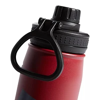 adidas 20 oz Water Bottle, Spout Lid, Insulated Stainless Steel