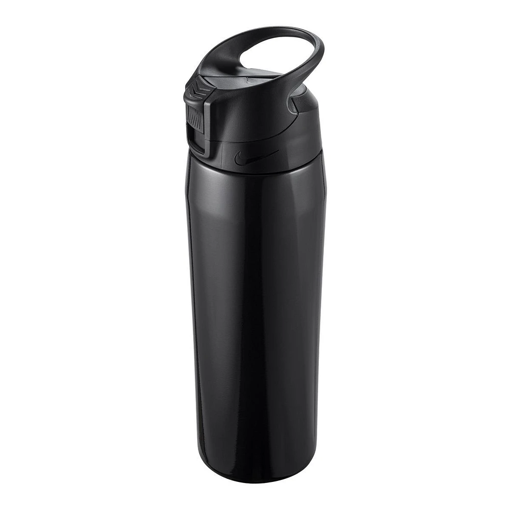 Nike Hypercharge 24 oz Water Bottle, Straw Lid, Insulated Stainless Steel