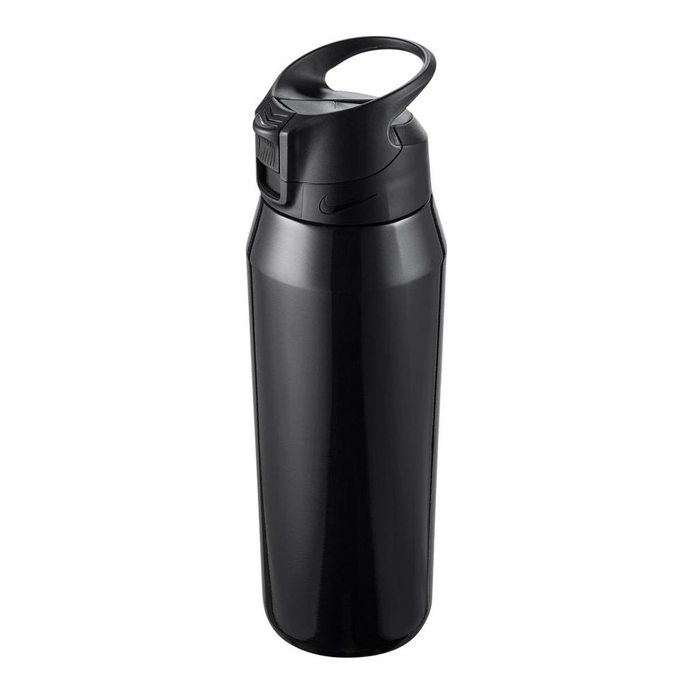 Nike Hypercharge 32 oz Water Bottle, Straw Lid, Insulated Stainless Steel, Leak Proof