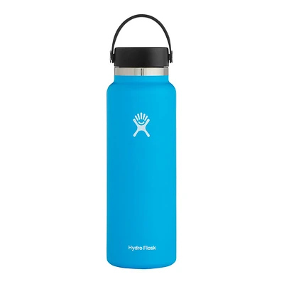 Hydro Flask Wide Mouth 40 oz Insulated Stainless Steel Water Bottle with Screw Cap