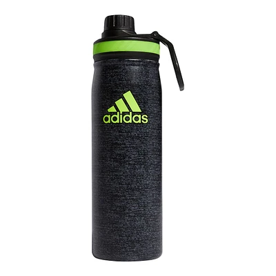 adidas 20 oz Water Bottle, Spout Lid, Insulated Stainless Steel