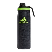 adidas 20 oz Water Bottle, Spout Lid, Insulated Stainless Steel