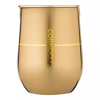 Corkcicle Stemless 12 oz Wine Tumbler, Sliding Lid, Insulated Stainless Steel