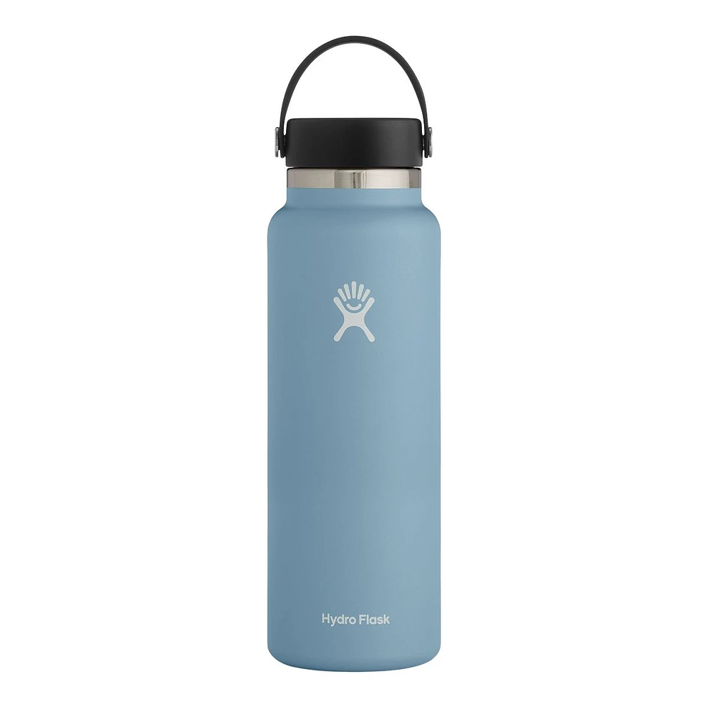 Hydro Flask Wide Mouth 40 oz Stainless Steel Water Bottle with Screw Cap