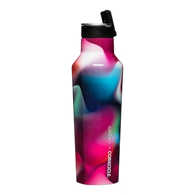 Corkcicle Sport Canteen 20 oz Water Bottle , Straw Lid, Insulated Stainless Steel