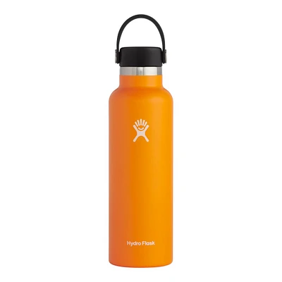 Hydro Flask Standard Mouth 21 oz Insulated Stainless Steel Water Bottle with Screw Cap