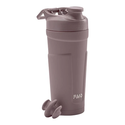 FWD 25 oz Shaker/Blender Bottle, Spout Lid, Insulated Stainless Steel, Mixer Ball