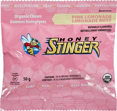 Honey Stinger Chew Pink Lemonade