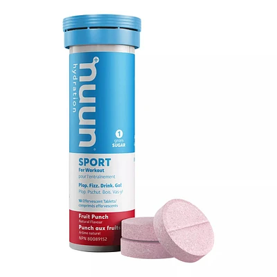 Nuun Sport Fruit Punch Electrolyte Drink Tablets