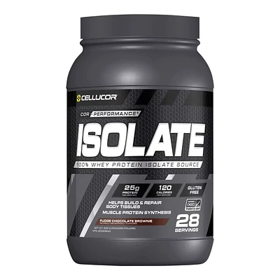 C4 Cellucor Cor-Performance Fudge Brownie Whey Isolate Protein Powder 902g