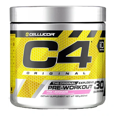 C4 Original Pre-Workout Pink Lemonade 180g Powder 30 Servings