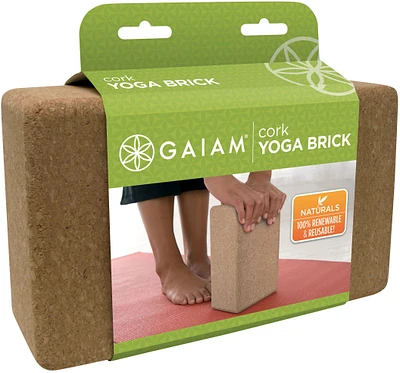 Gaiam Cork Yoga Brick