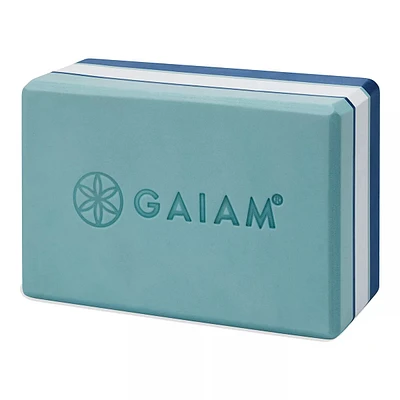 Gaiam Studio Select Yoga Block - Tri-Colour