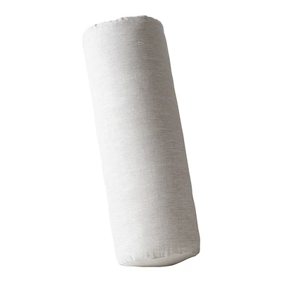 Halfmoon Linen Cylindrical Bolster