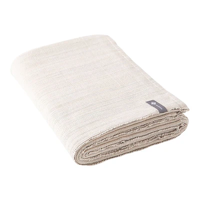 Halfmoon Melange Cotton Yoga Blanket