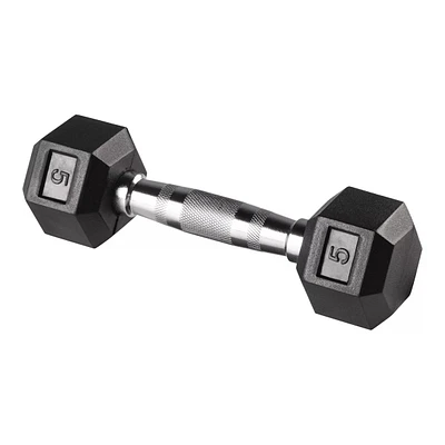 Durahex lb Hex Rubber Dumbbell, Weight