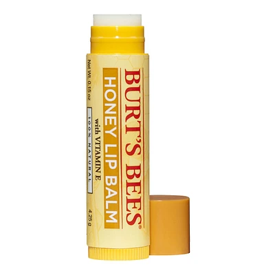 Burt’s Bees 100% Natural Moisturizing Lip Balm, Honey - 1 Tube