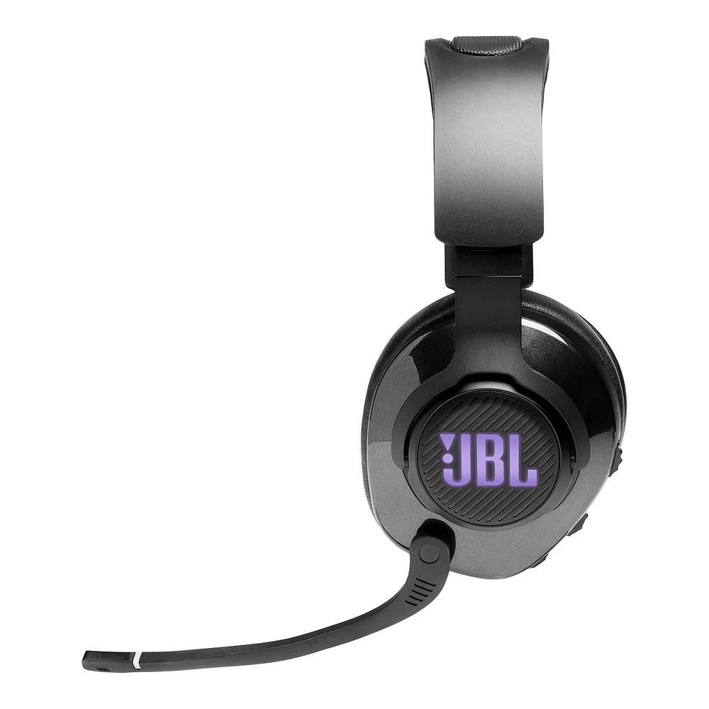 JBL Quantum 400 USB Wired Over Ear Foldable Headset, Gaming, Microphone