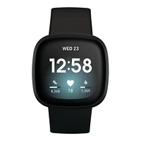 Fitbit Versa 3 Smart Watch, 40.13mm, Running, Heart Rate Monitor