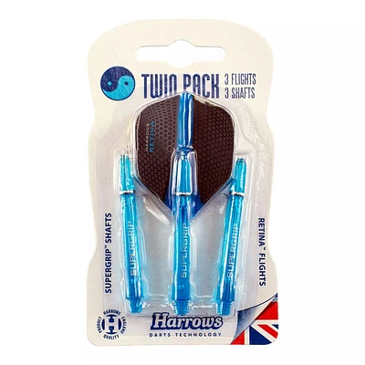 Harrows Supergip Retina Darts - Twin Pack