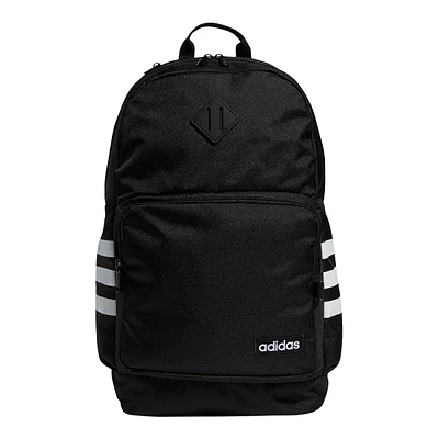 adidas Unisex Classic 3-Stripe Laptop Sleeve School Backpack