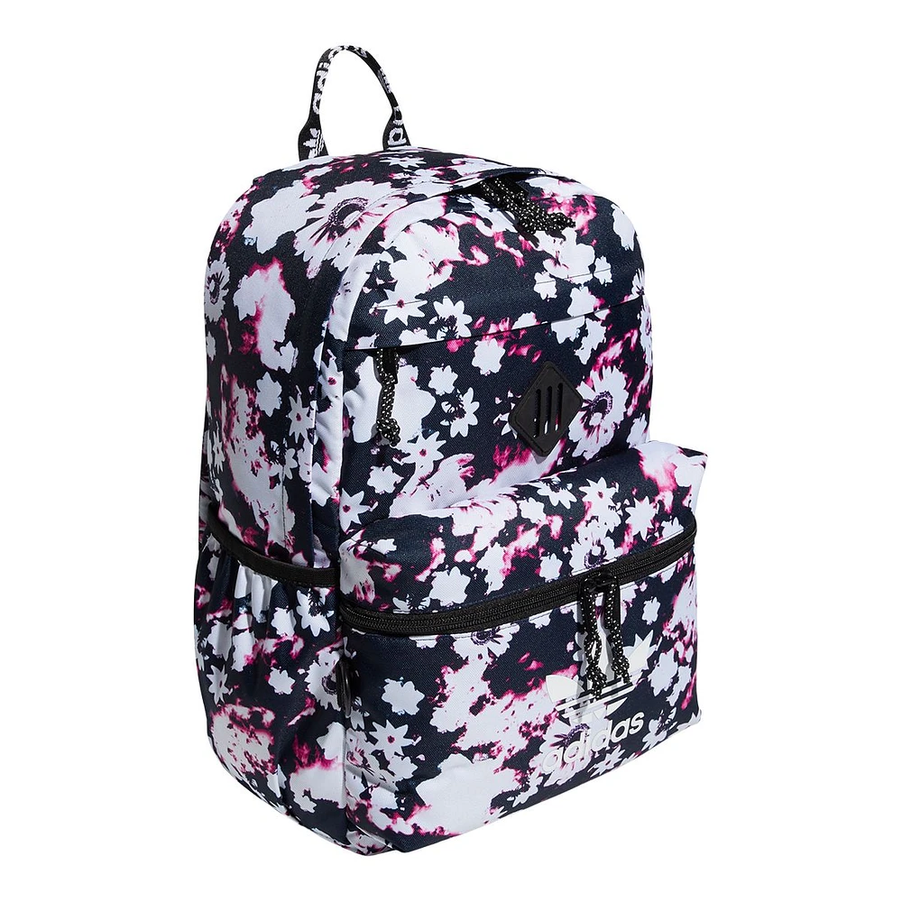 adidas Unisex Originals Trefoil Printed Laptop Sleeve School Backpack