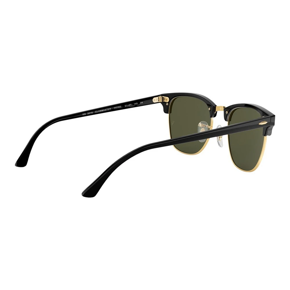 Ray Ban Unisex Clubmaster Browline Sunglasses