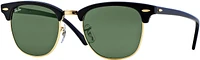 Ray Ban Unisex Clubmaster Browline Sunglasses