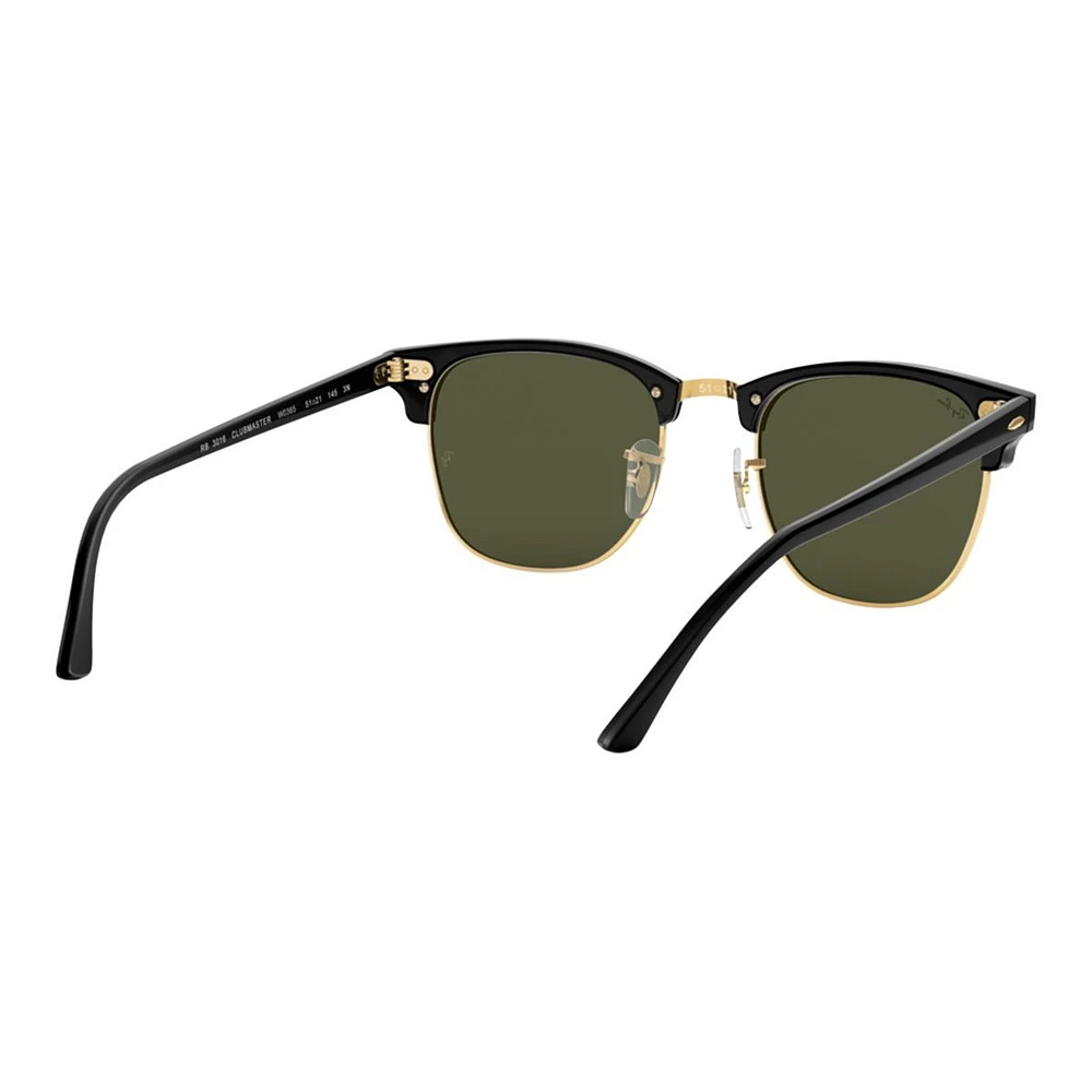 Ray Ban Unisex Clubmaster Browline Sunglasses