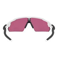 Oakley Radar EV Pitch Polarized White Sunglasses with Prizm Outfield Lenses