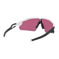 Oakley Radar EV Pitch Polarized White Sunglasses with Prizm Outfield Lenses