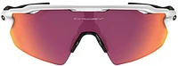 Oakley Radar EV Pitch Polarized White Sunglasses with Prizm Outfield Lenses