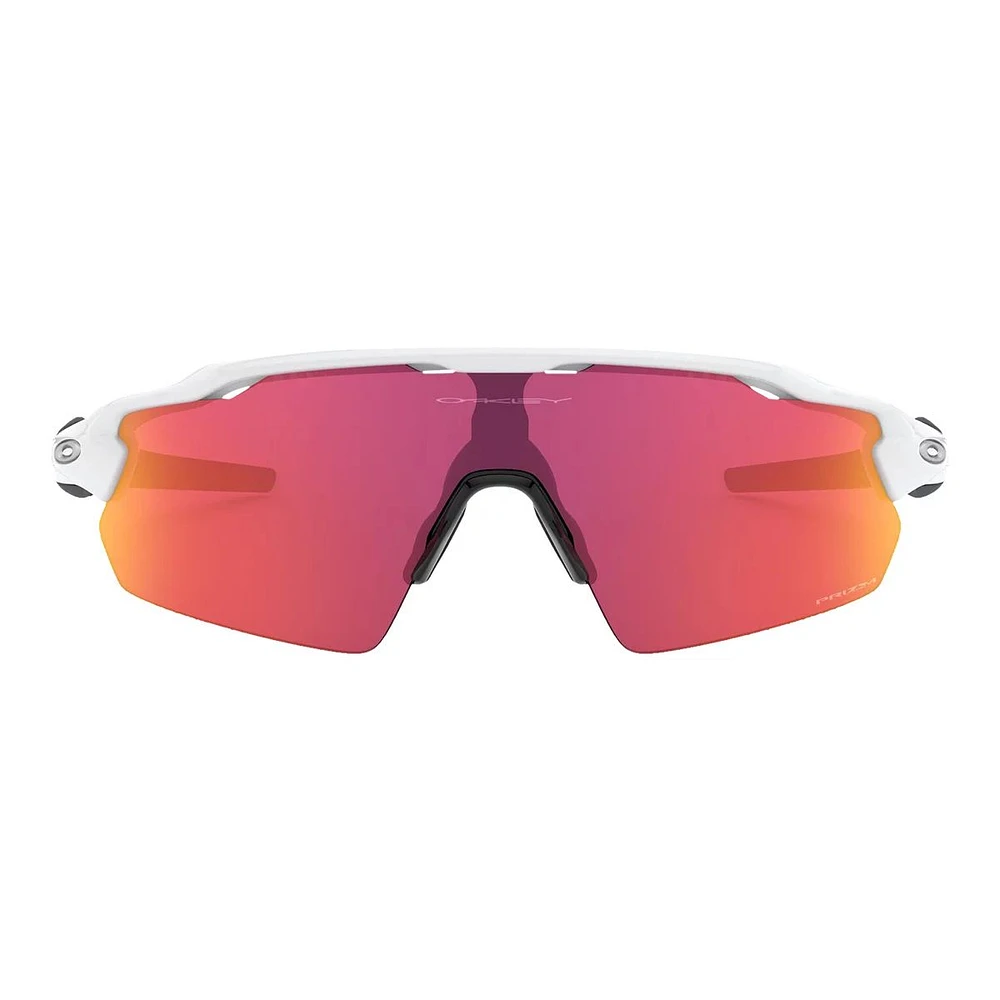 Oakley Radar EV Pitch Polarized White Sunglasses with Prizm Outfield Lenses