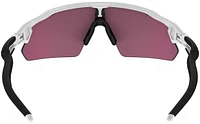 Oakley Radar EV Pitch Polarized White Sunglasses with Prizm Outfield Lenses