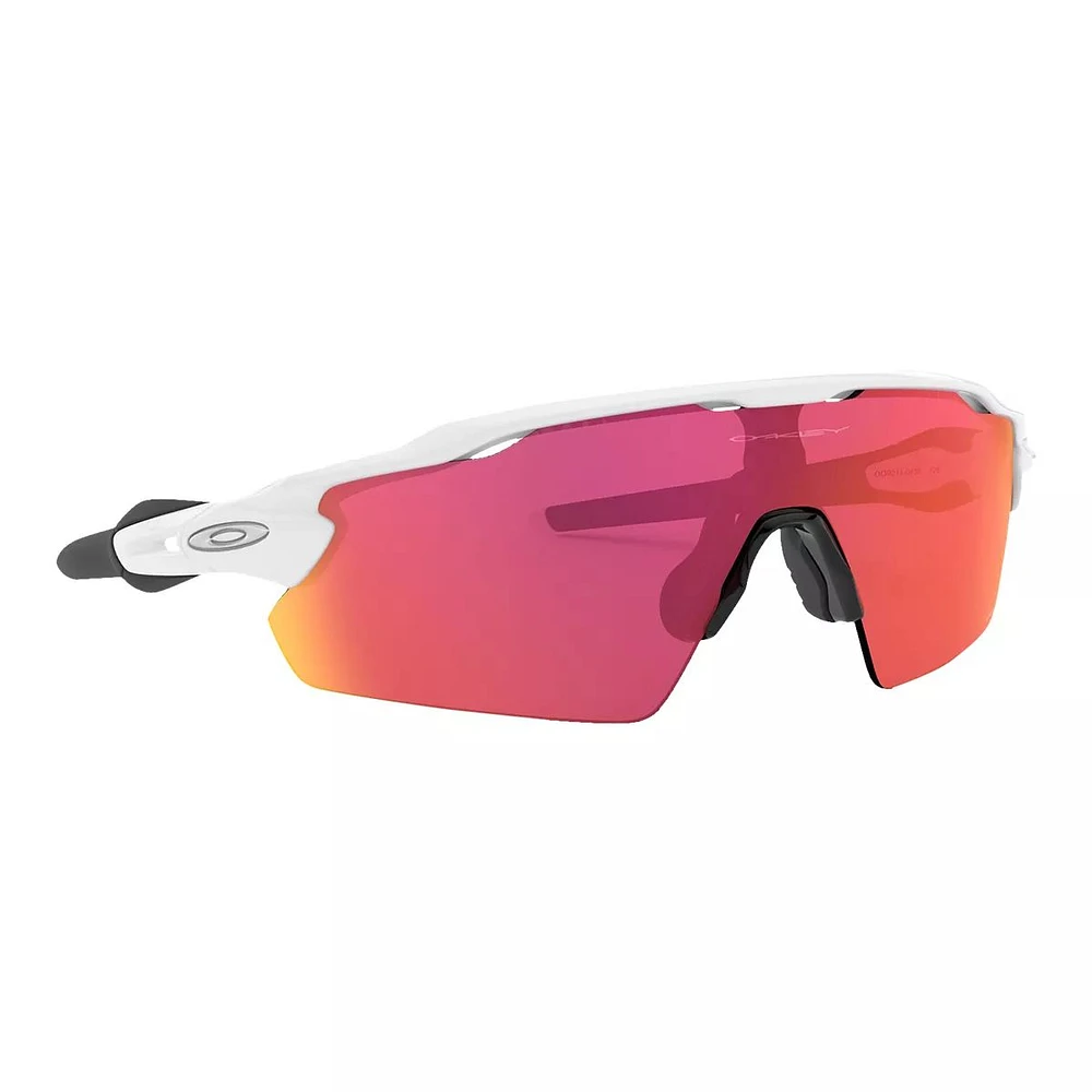 Oakley Radar EV Pitch Polarized White Sunglasses with Prizm Outfield Lenses