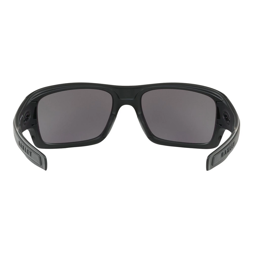 Oakley Turbine Xs Sunglasses- Matte Black with Warm Grey Lenses